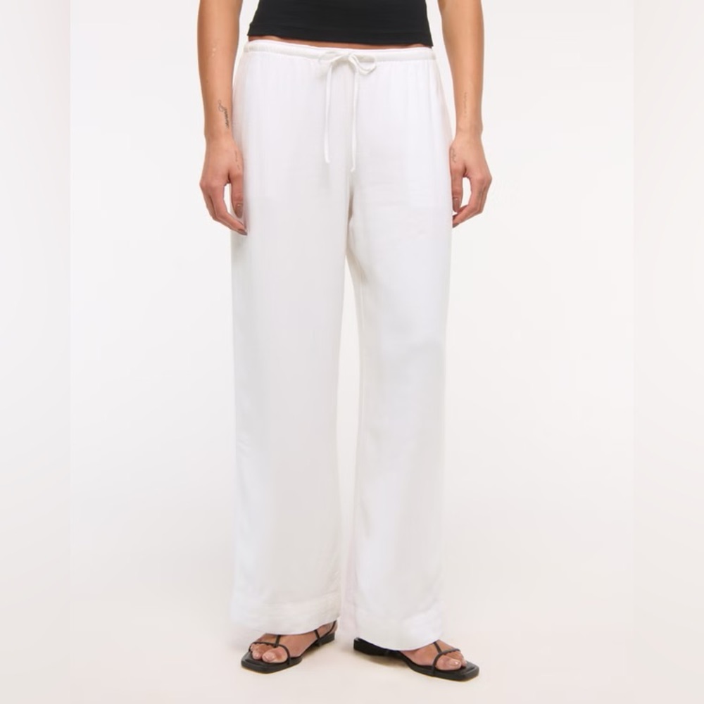 Linen-Blend Pull-On Pant